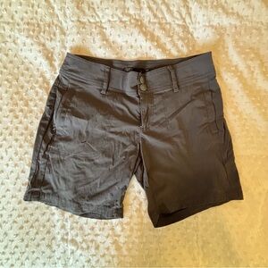 Prana Women's Charcoal Hiking Shorts